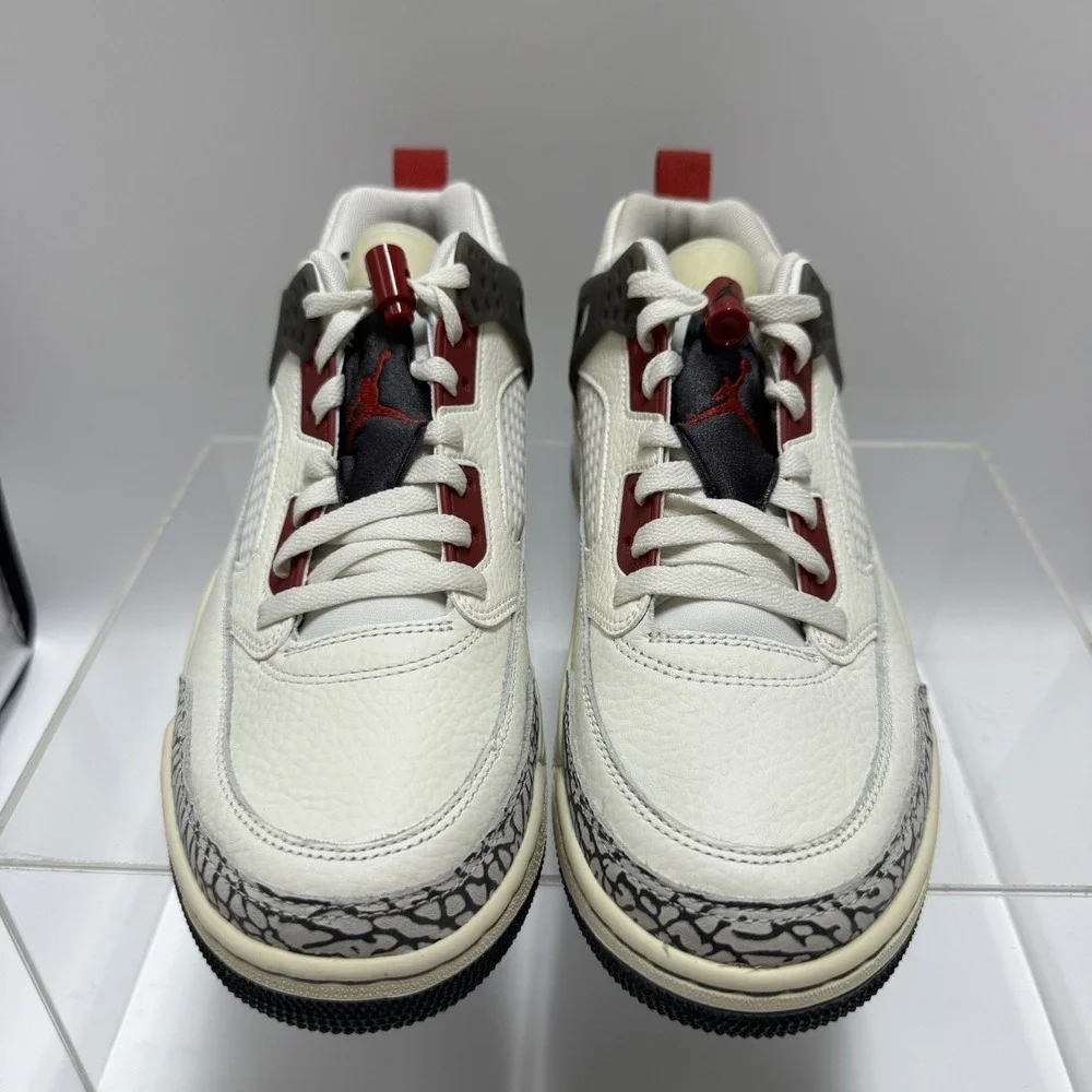Brand New Air Jordan Spizike Low Sail Varsity Red FQ1759-116 Men's Size 9.5